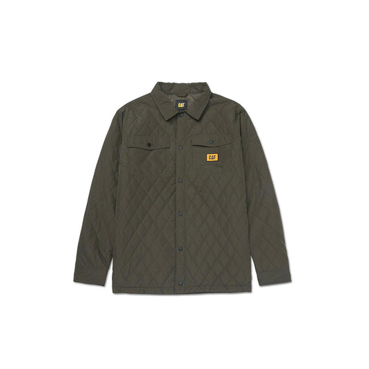 Caterpillar Quilted Ripstop Shirt Jacket Front View