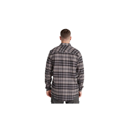 Timberland Pro Woodfort Mid Weight Flannel Shirt 2.0 Back View