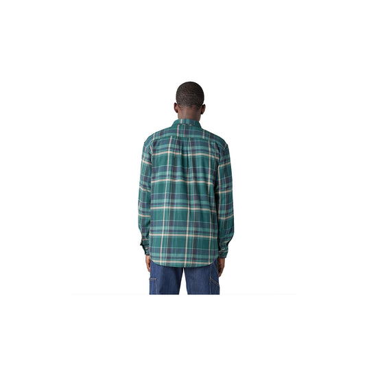 Dickies Flannel Button Down Shirt Back View