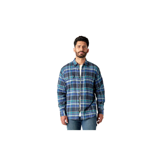 Dickies Flannel Button Down Shirt Front View