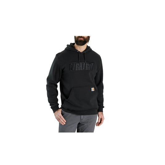 Carhartt Loose Fit Midweight Embroidered Logo Graphic Sweatshirt Front View