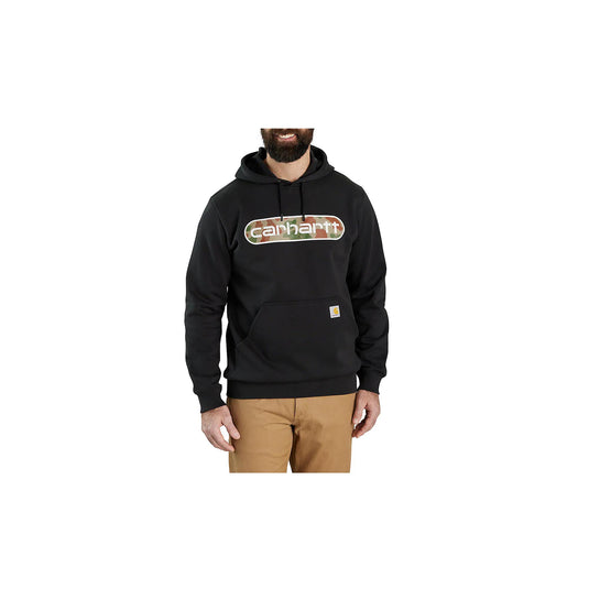 Carhartt Loose Fit Midweight Camo Logo Graphic Sweatshirt Front View