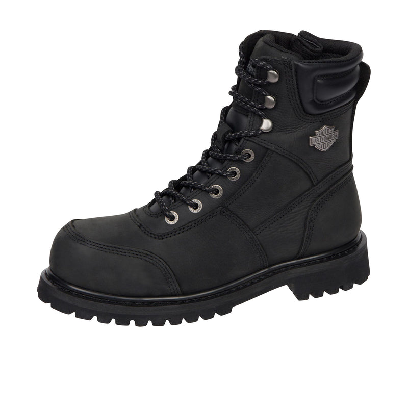 Harley Davidson Drewett 7 Inch Composite Toe Black Shoeteria