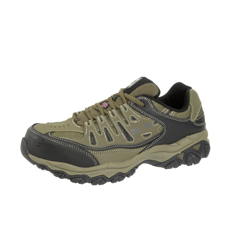 Load image into Gallery viewer, Skechers Cankton Steel Toe Pebble/Black
