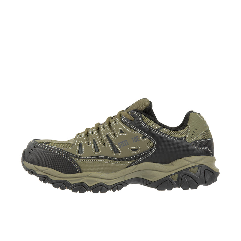 Load image into Gallery viewer, Skechers Cankton Steel Toe Pebble/Black
