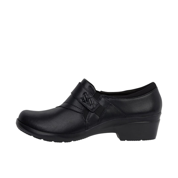 Clarks Womens Angie Pearl Black Leather
