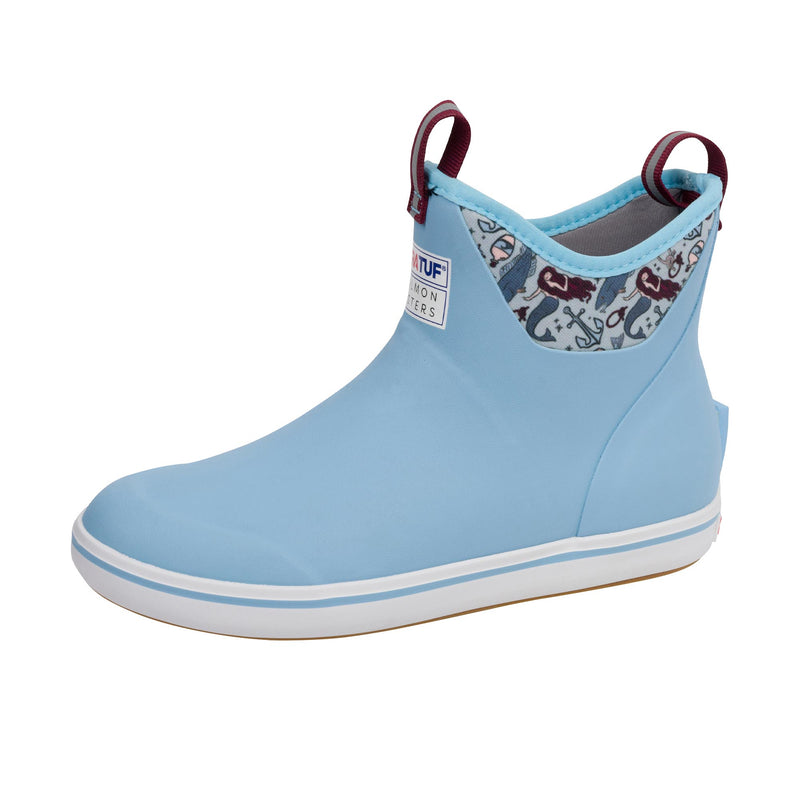 Load image into Gallery viewer, Xtratuf Ankle Deck Salmon Sister Left Angle View
