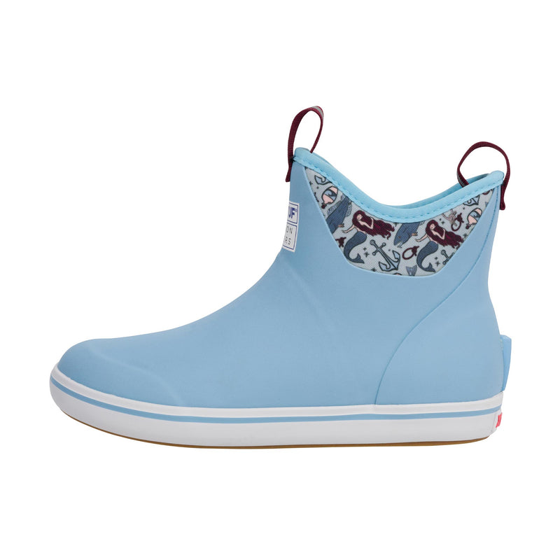 Load image into Gallery viewer, Xtratuf Ankle Deck Salmon Sister Left Profile
