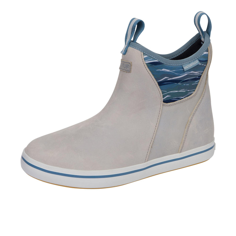 Load image into Gallery viewer, Xtratuf Ankle Deck Boot Leather Left Angle View
