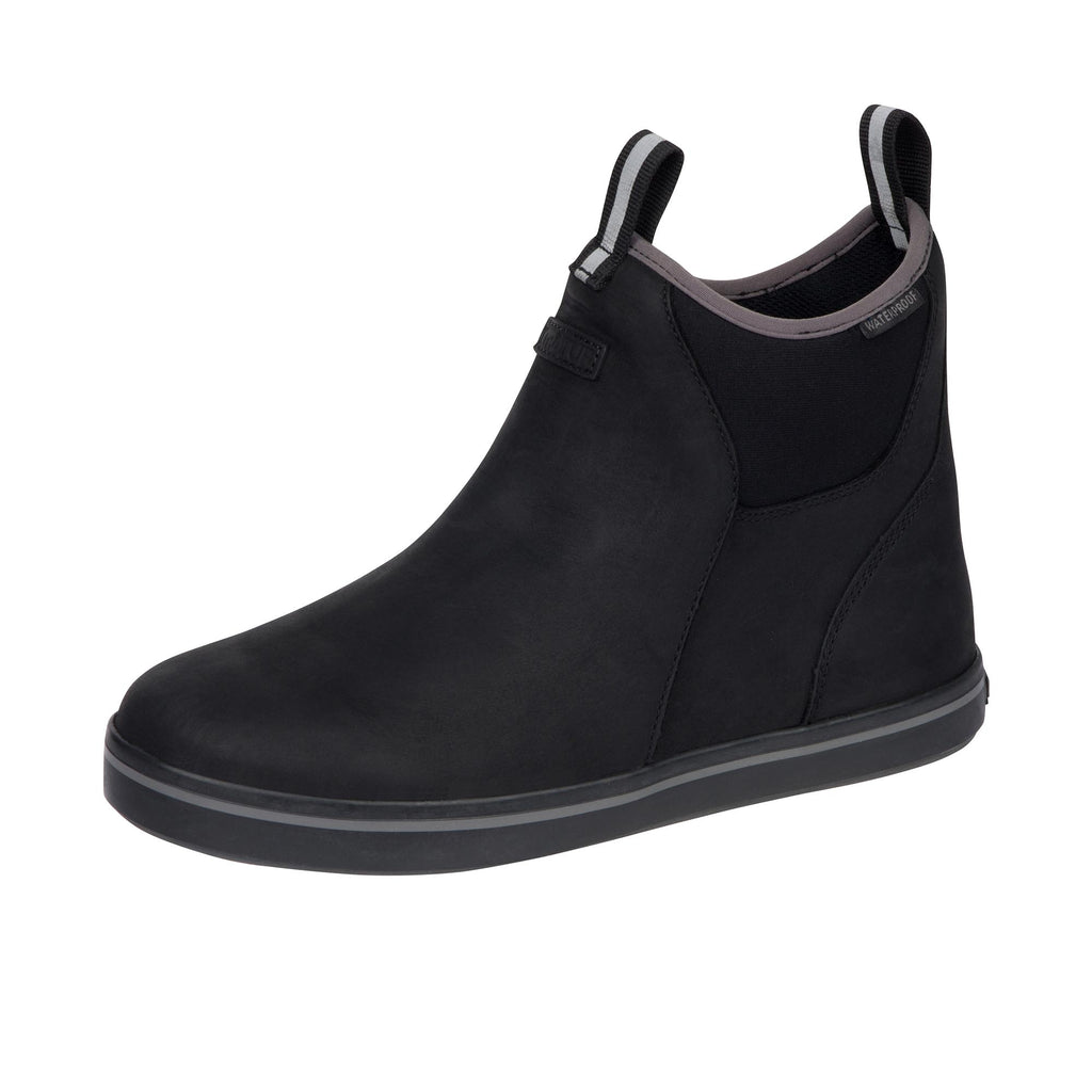 Xtratuf Ankle Deck Boot Leather Black Shoeteria