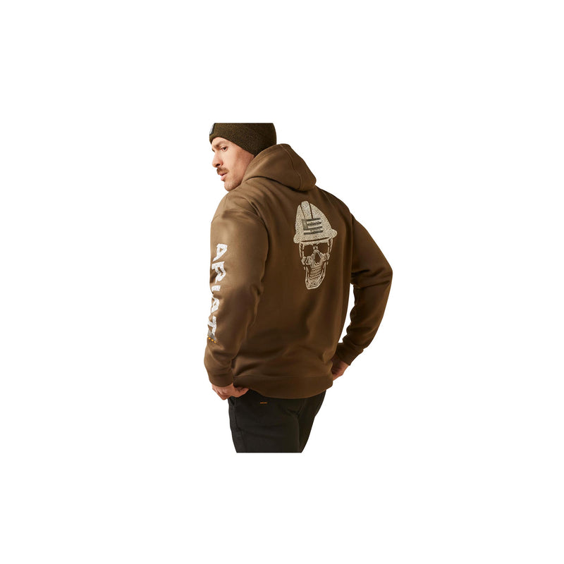 Load image into Gallery viewer, Ariat Rebar Roughneck Pullover Hoodie Back View
