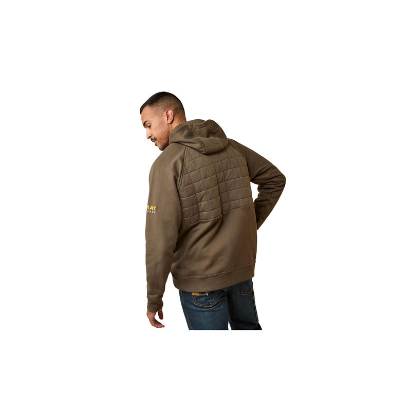Load image into Gallery viewer, Ariat Rebar Regulator Full Zip Hoodie Back View
