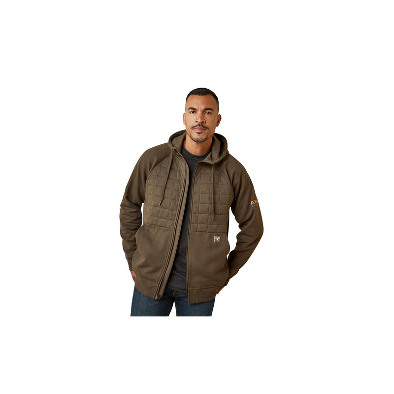 Load image into Gallery viewer, Ariat Rebar Regulator Full Zip Hoodie Front View
