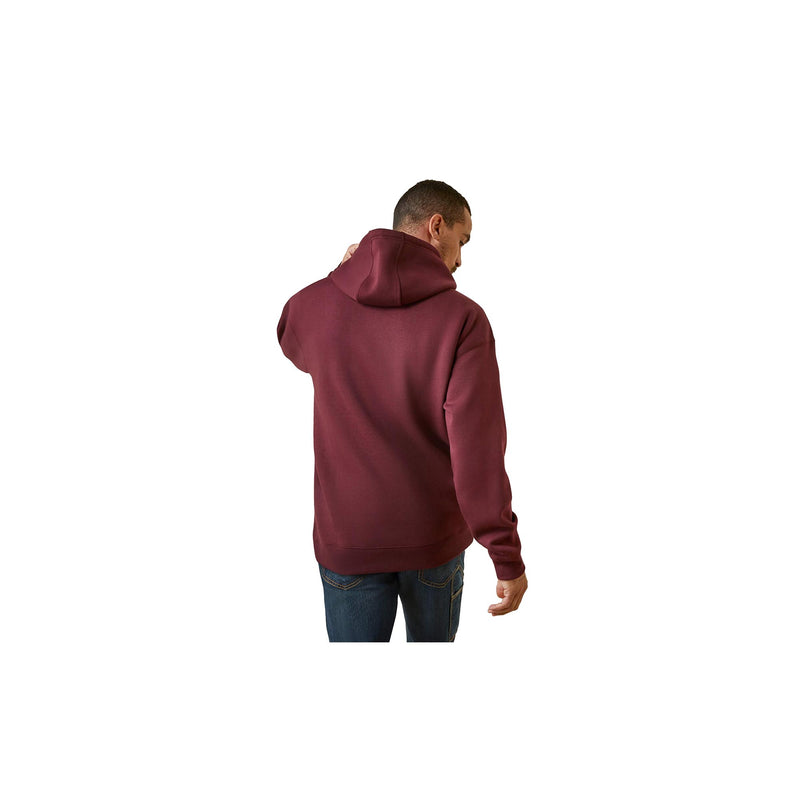 Load image into Gallery viewer, Ariat Rebar Graphic Hoodie Back View
