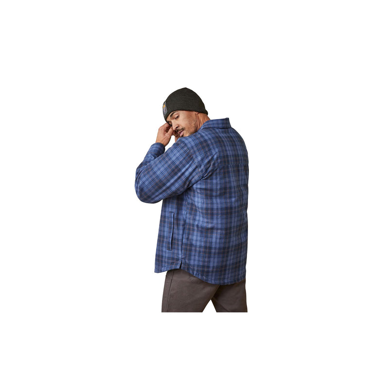 Load image into Gallery viewer, Ariat Rebar Flannel Insulated Shirt Jac Back View
