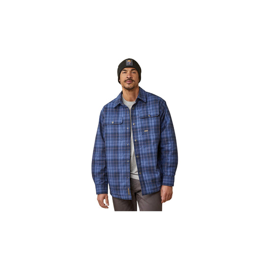 Ariat Rebar Flannel Insulated Shirt Jac Front View