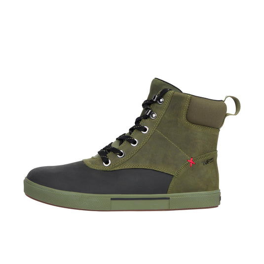 Xtratuf Ankle Deck Boot Leather Lace Left Profile