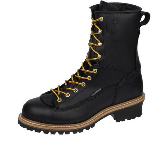 Carolina Spruce 8 Inch Logger Steel Toe Left Angle View