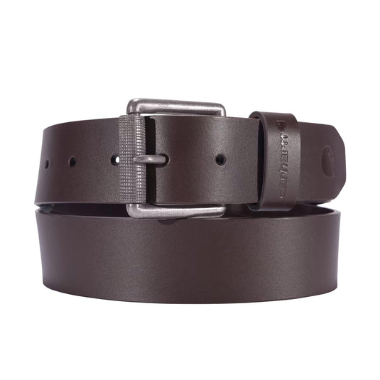 Carhartt Bridle Leather Roller Buckle Belt Front View