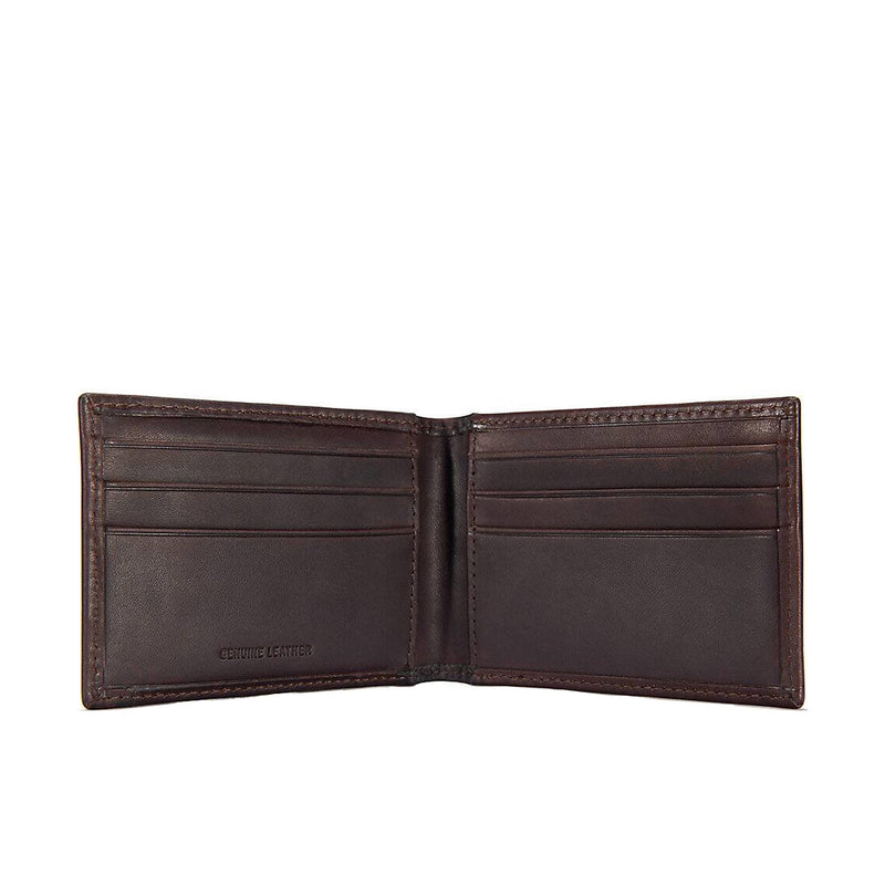 Load image into Gallery viewer, Carhartt Oil Tan Leather Front Pocket Wallet Inside View
