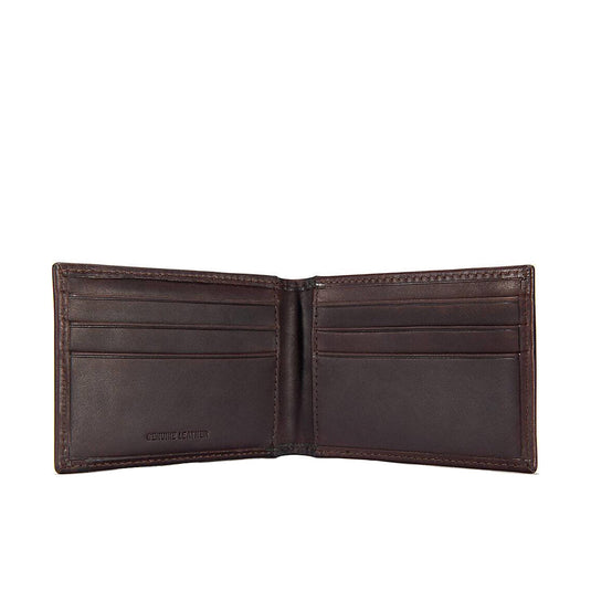 Carhartt Oil Tan Leather Front Pocket Wallet Inside View