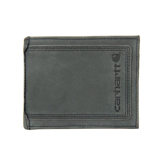Carhartt Leather Triple Stitched Passcase Front View