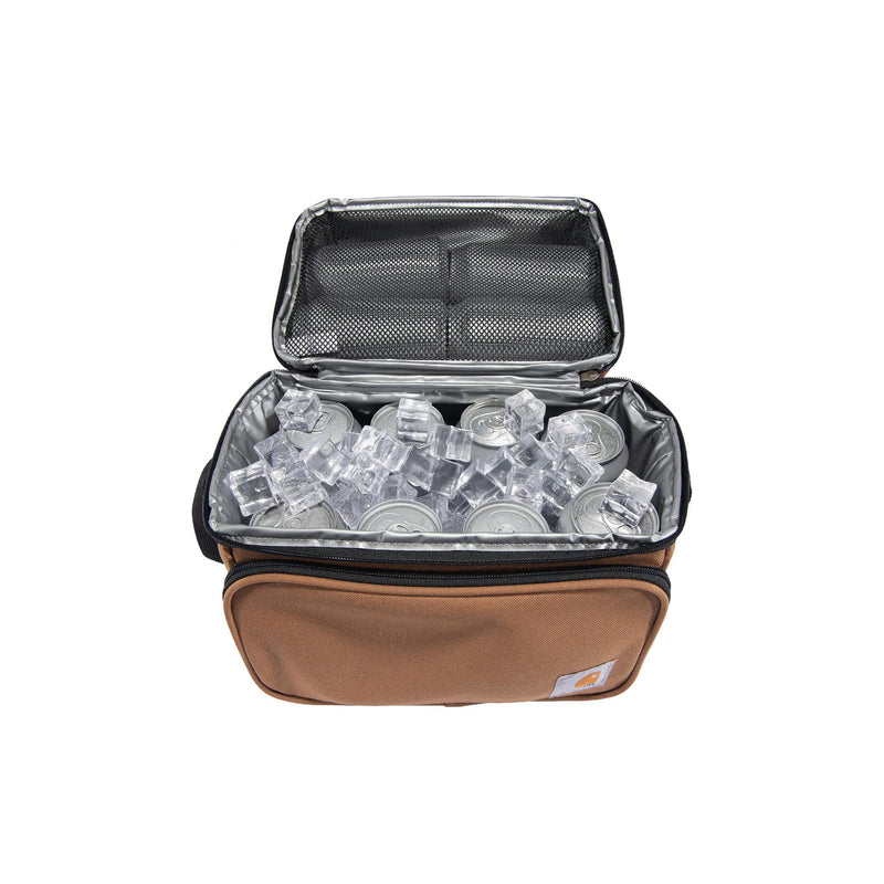 Load image into Gallery viewer, Carhartt Insulated 12 Can 2 Compartment Lunch Cooler Inside View
