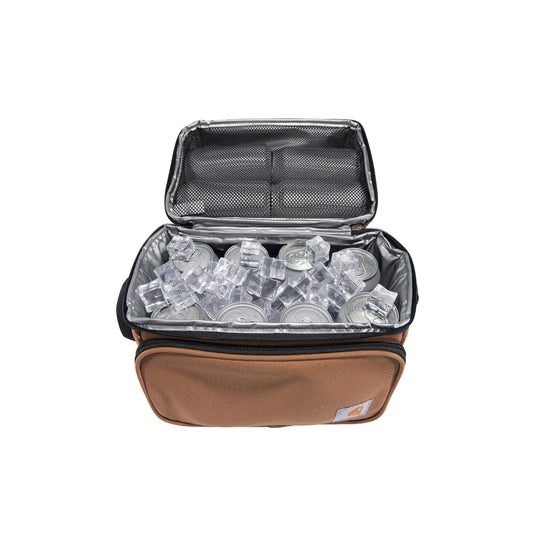 Carhartt Insulated 12 Can 2 Compartment Lunch Cooler Inside View