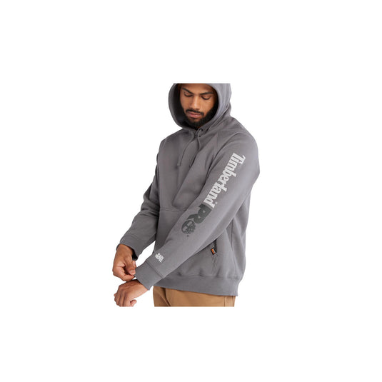 Timberland Pro Hood Honcho Sport Pullover Front View With Hoodie On