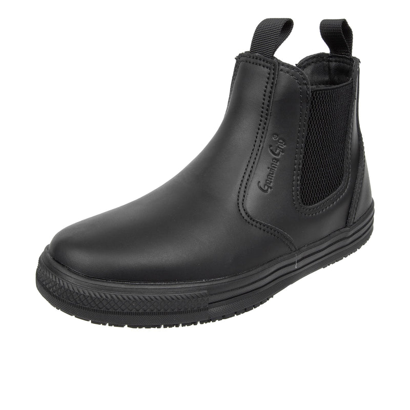 Load image into Gallery viewer, Genuine Grip Pull On Work Boots Soft Toe Left Angle View
