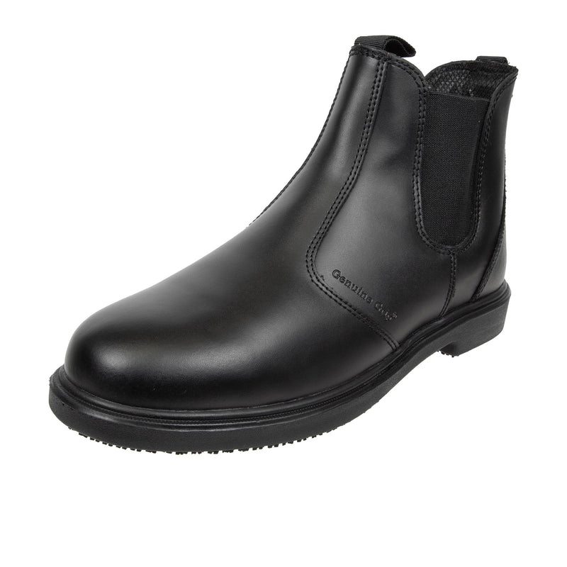 Load image into Gallery viewer, Genuine Grip Pull On Work Boots Soft Toe Left Angle View
