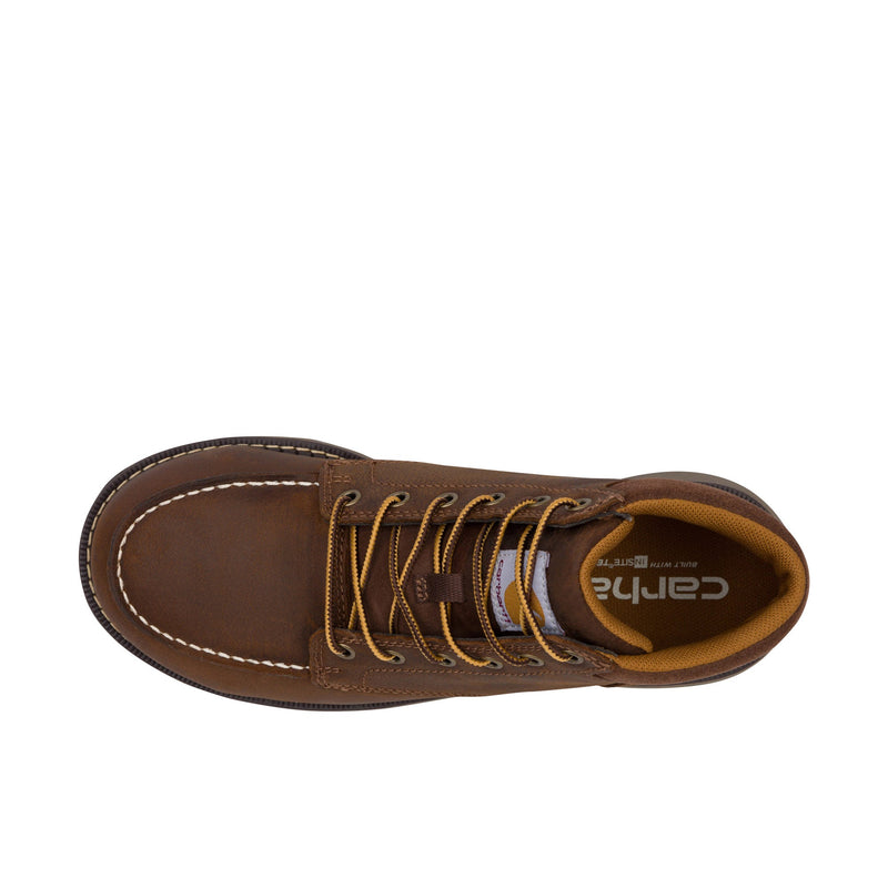 Load image into Gallery viewer, Carhartt Millbrook Moc Toe Wedge Boot Steel Toe Top View
