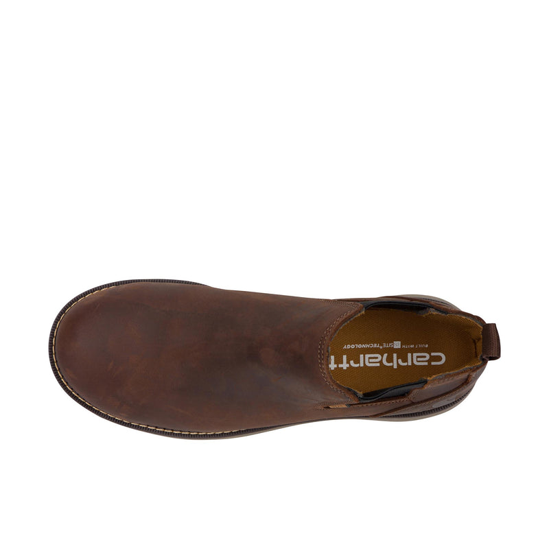 Load image into Gallery viewer, Carhartt Millbrook Water Resistant Romeo Wdge Boot Steel Toe Top View
