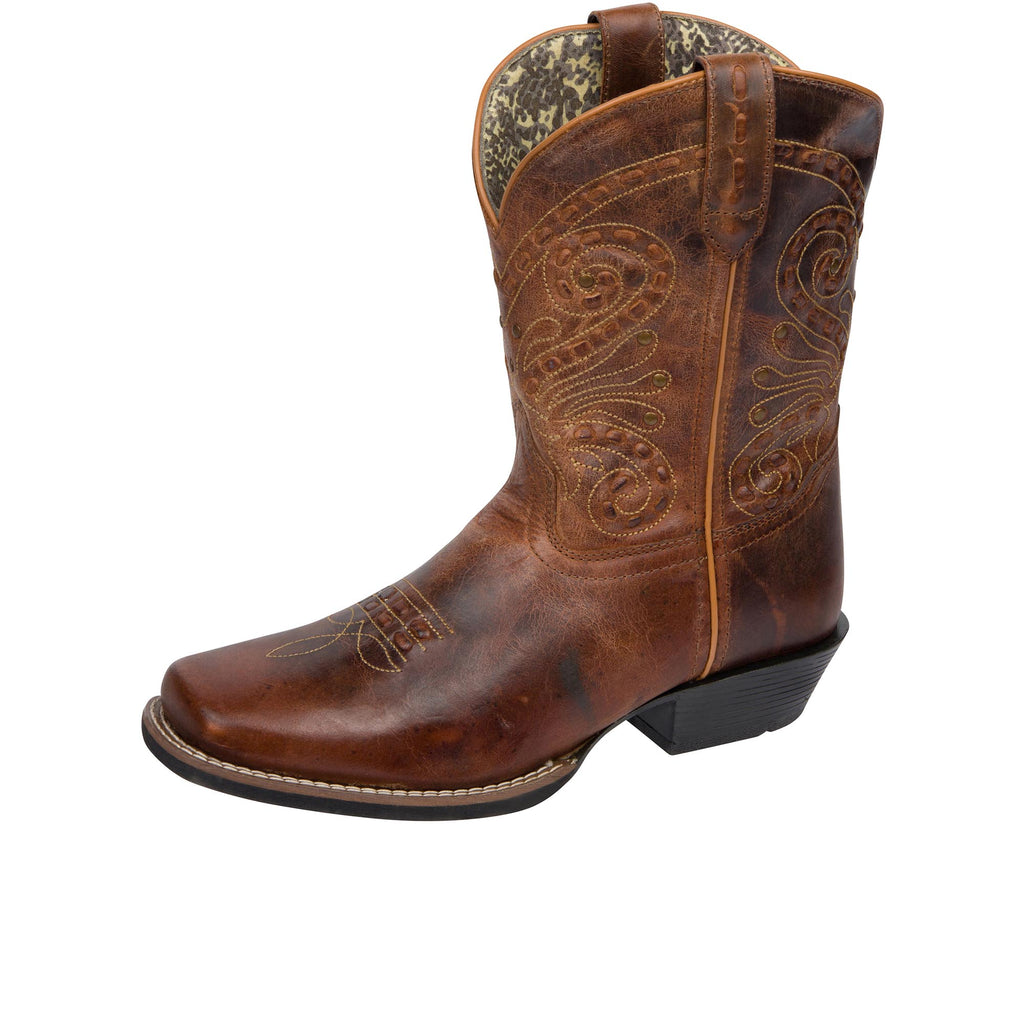 Smoky Mountain Boots Womens Shelby Brown Waxed Distress