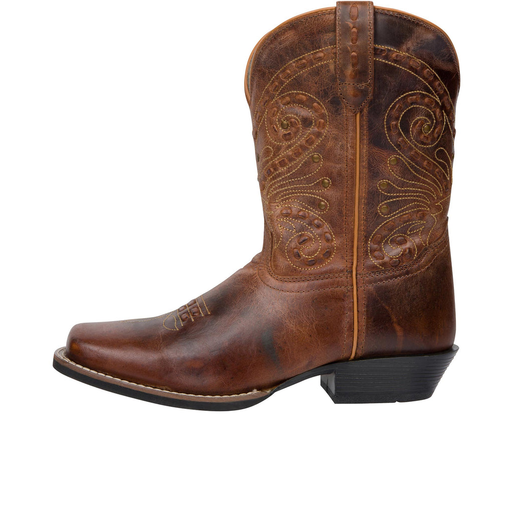 Smoky Mountain Boots Womens Shelby Brown Waxed Distress