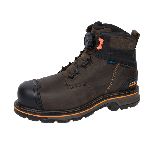 Ariat Stump Jumper 6 Inch BOA H2O Composite Toe Left Angle View