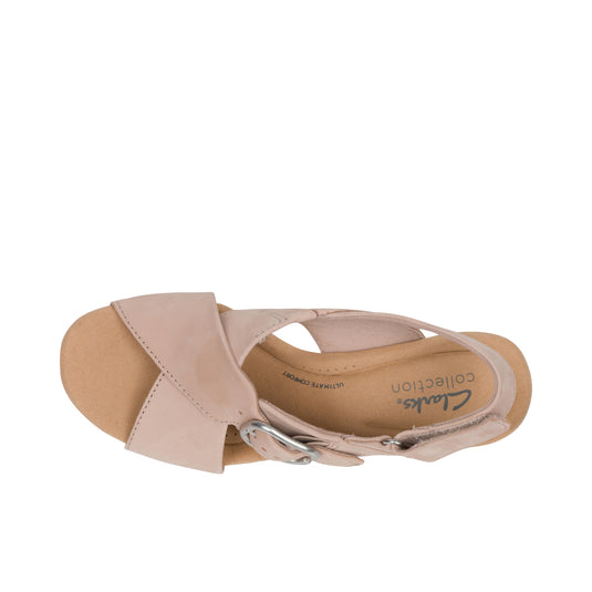 Clarks Giselle Dove Top View