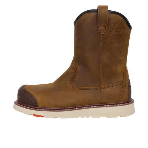 beat　BRUNT(ブラント)bb508-3 BRUNT The Buldoc 9 Inch Waterproof (Comp Toe) Brown – Shoeteria