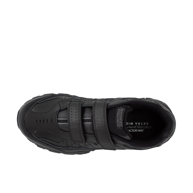 Load image into Gallery viewer, Skechers After Burn Memory Fit - Final Cut (Wide) Black/Black

