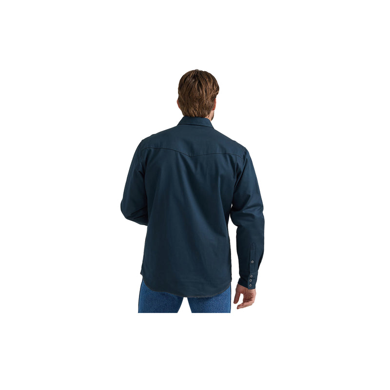 Load image into Gallery viewer, Wrangler Flannel Lined Workshirt Back View
