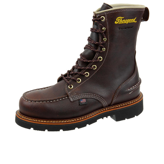 Thorogood 1957 Series Flyway 8 Inch Soft Toe Left Angle View