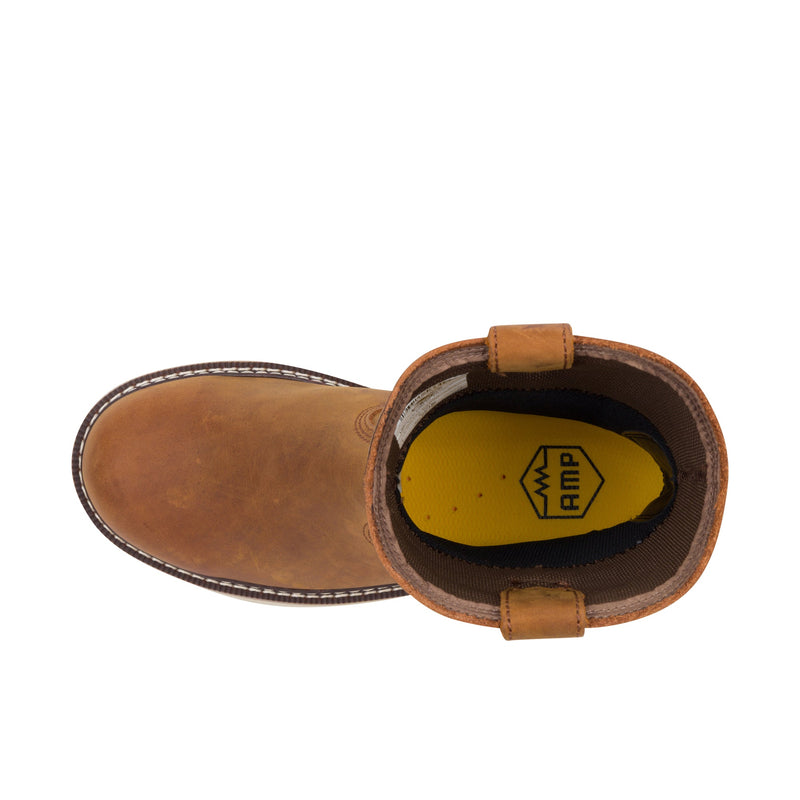 Load image into Gallery viewer, Georgia Boot Core 37 Wedge 10 Inch Pull On Soft Toe Top View
