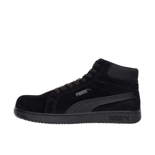 Puma Safety Womens Iconic Mid Composite Toe Black Black – Shoeteria