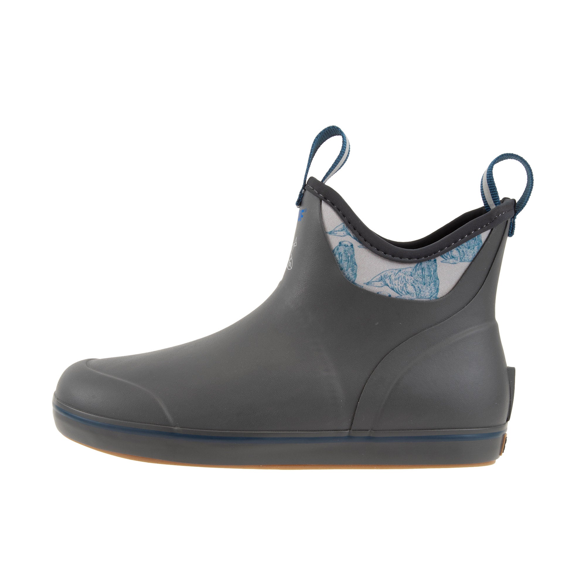 Xtratuf Ankle Deck Boot Dark Shadow Walrus Print