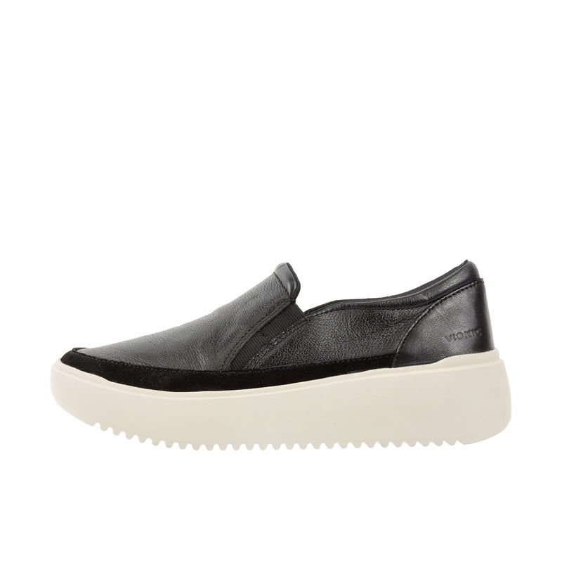 Load image into Gallery viewer, Vionic Womens Kearny Platform Slip On Sneaker Black
