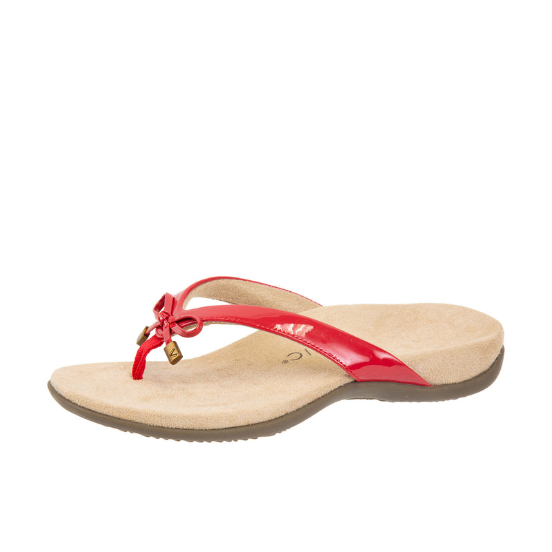 Load image into Gallery viewer, Vionic Womens Bella Toe Post Sandal Red
