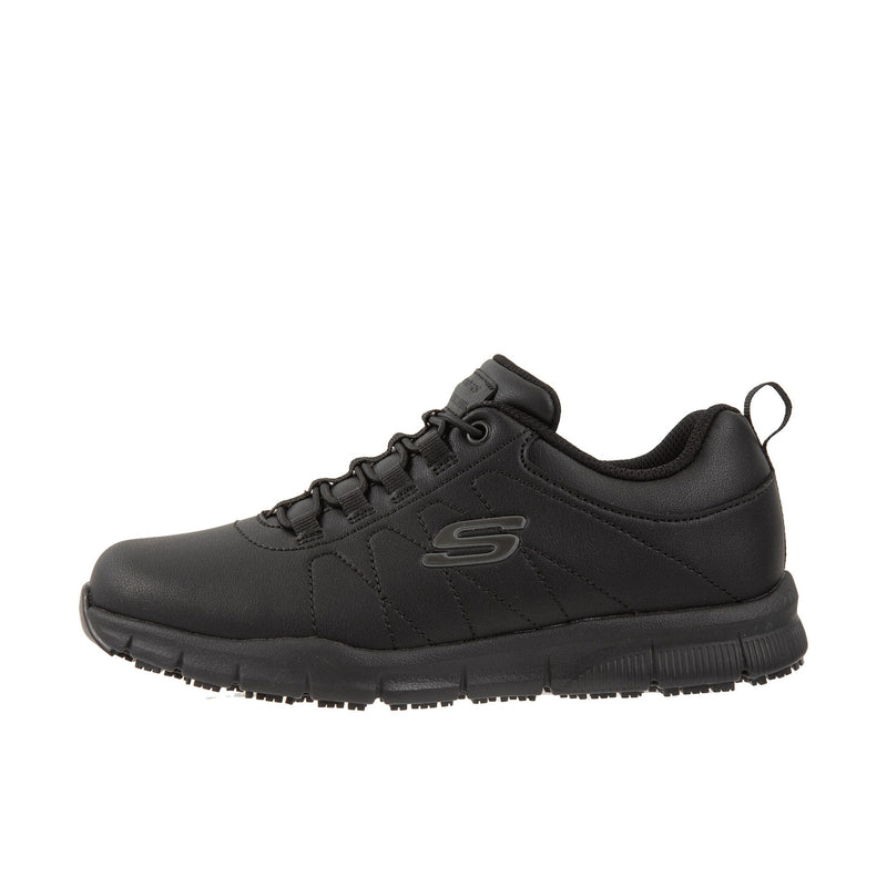 Load image into Gallery viewer, Skechers Womens Nampa - Beja Soft Toe Black
