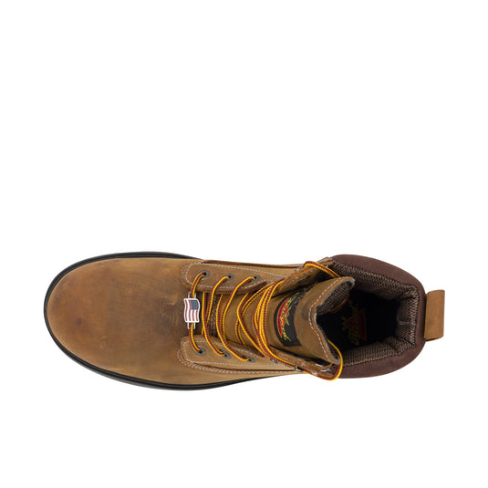 Thorogood Genesis Series Brule 6 Inch Soft Toe Top View