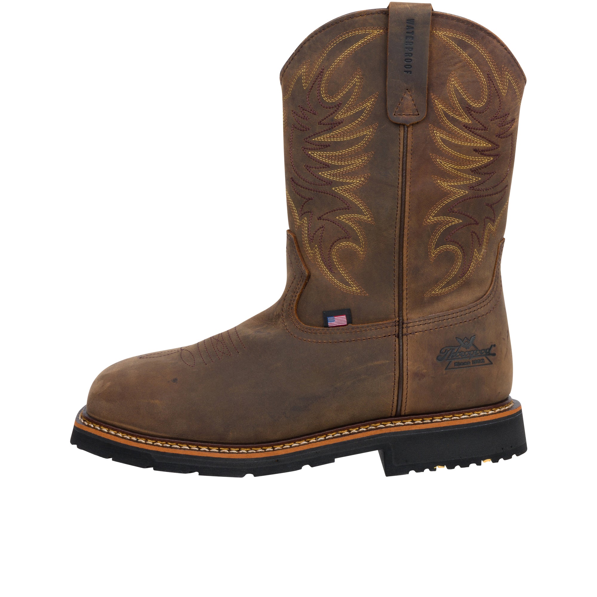 Thorogood Work Western Willow 11 Inch Composite Toe Brown