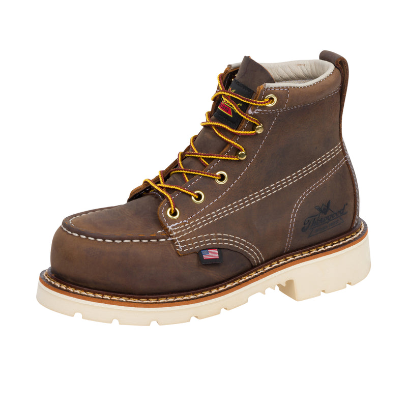 Load image into Gallery viewer, Thorogood American Heritage Harker 6 Inch Steel Toe Left Angle View
